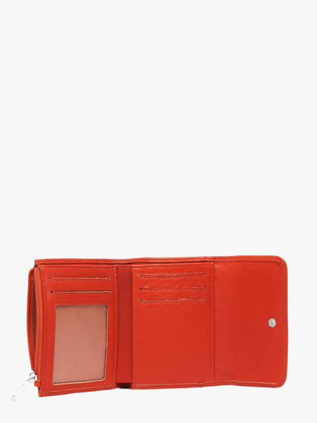 Portemonnee Ange Leder Arthur & aston Oranje ange 316 ander zicht 1